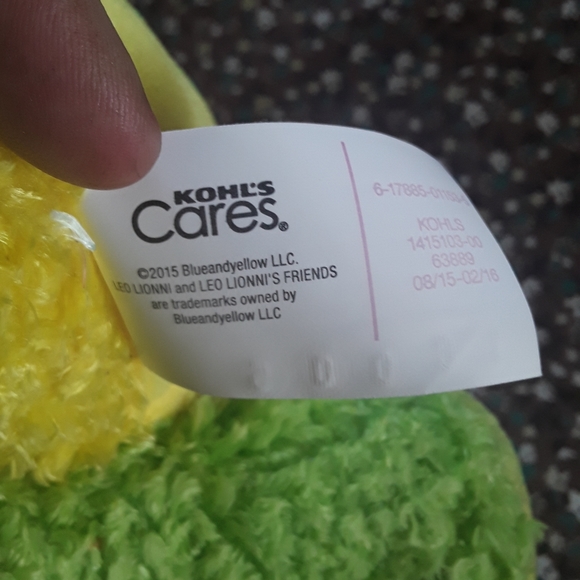 Lizard Multicolored pastels Stuffed Animal - Picture 4 of 5